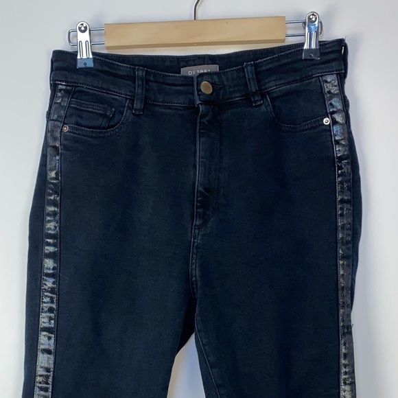 DL1961 | Farrow Ankle Skinny in Roosevelt Metallic side stripe - Picture 9 of 13